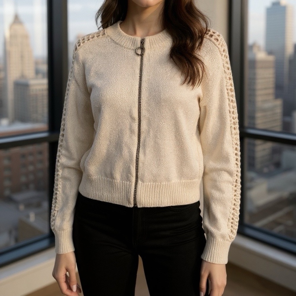 🌟Zara Cream Women's Cardigan